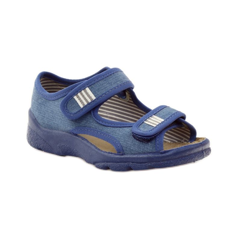 Sandalias niño con nabos Befado 113x010 azul marino azul 1