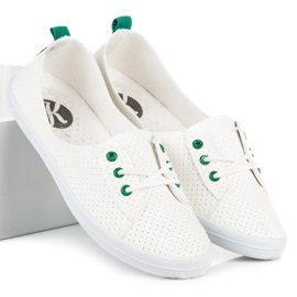 Kylie Zapatillas caladas blanco 4