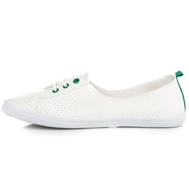 Kylie Zapatillas caladas blanco 2