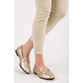 Vices Mocasines sin cordones dorados 1