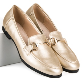 Vices Mocasines sin cordones dorados 3