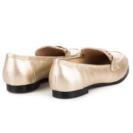 Vices Mocasines sin cordones dorados 6