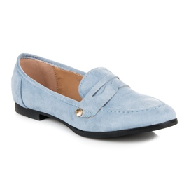 Seastar Mocasines ante azul 2