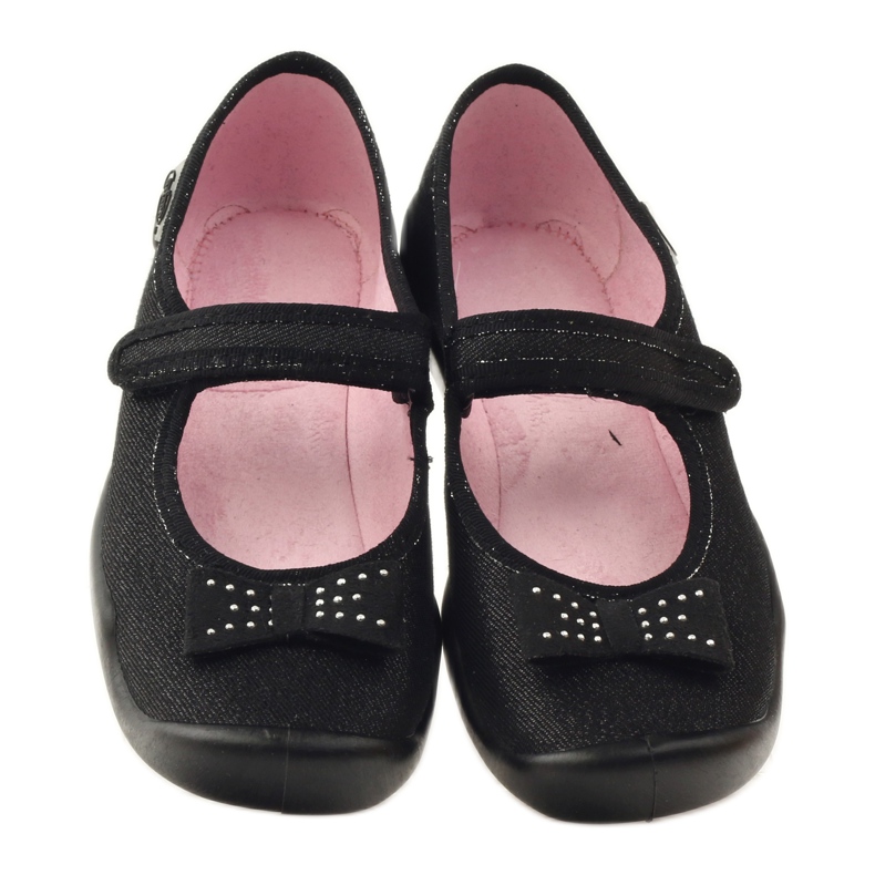 Calzado infantil befado, zapatillas bailarina 114Y240 negro gris 4 Calzado infantil befado, zapatillas bailarina 114Y240 negro gris 4