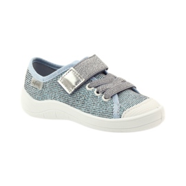 Befado zapatos para niños, zapatillas, zapatillas 251x097 gris azul blanco 1