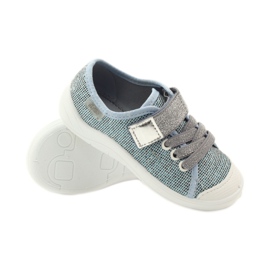 Befado zapatos para niños, zapatillas, zapatillas 251x097 gris azul blanco 3