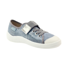 Befado 251y088 zapatillas deportivas gris azul blanco 1
