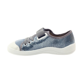 Befado 251y088 zapatillas deportivas gris azul blanco 2