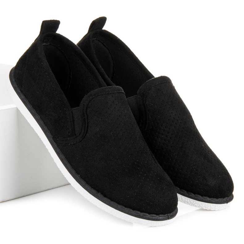 Bestelle Slipons calados negro 2