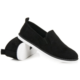 Bestelle Slipons calados negro 1