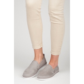 Bestelle Slipons calados gris 3