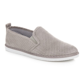 Bestelle Slipons calados gris 4