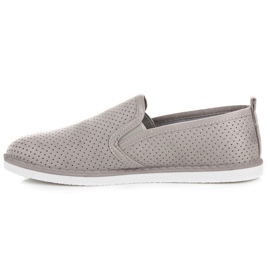 Bestelle Slipons calados gris 5