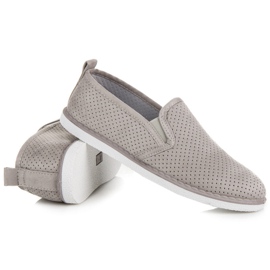 Bestelle Slipons calados gris 6