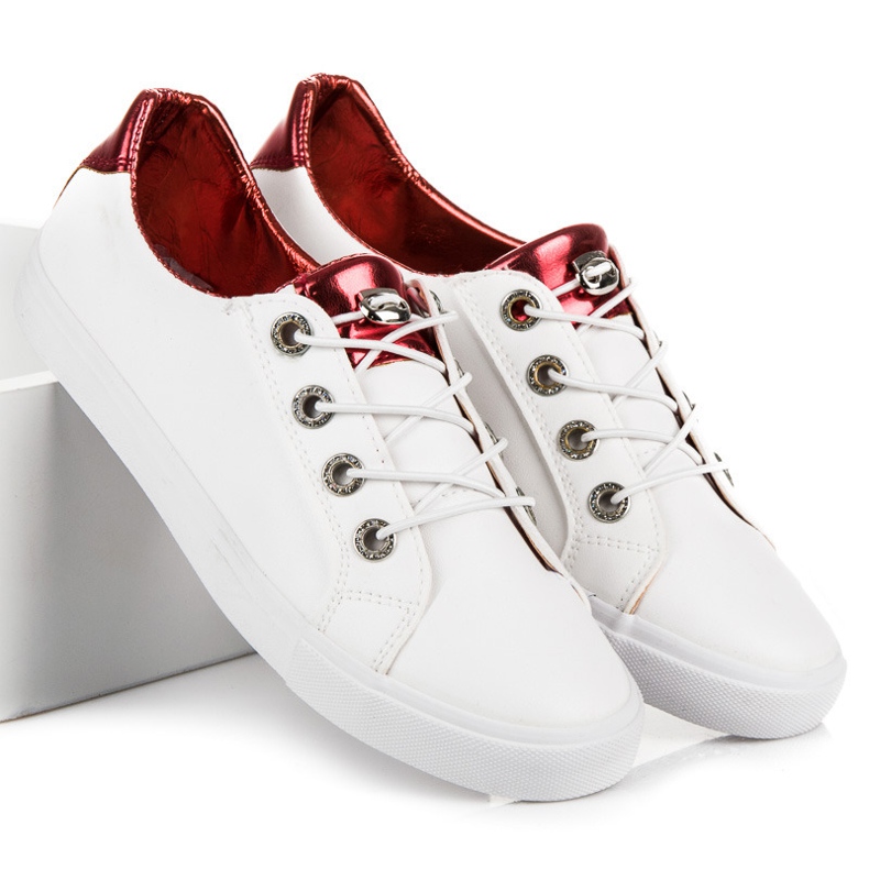 Zapatillas blancas KYLIE blanco multicolor 2