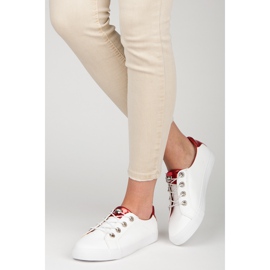 Zapatillas blancas KYLIE blanco multicolor 1