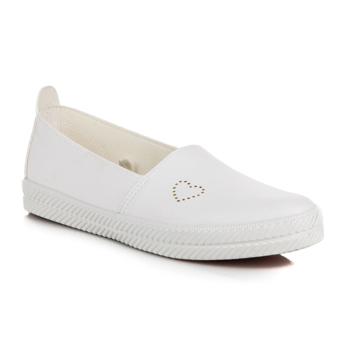 Mckeylor Slipons blancos con corazón 1 Mckeylor Slipons blancos con corazón 1