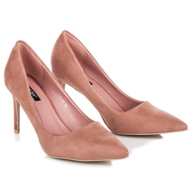 Vices Tacones de ante rosa oscuro rosado 5