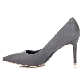 Vices Tacones de ante gris 3