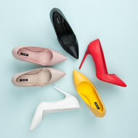 Elegantes tacones altos VICES rojo 1 Elegantes tacones altos VICES rojo 1