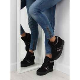 Deportivas negras de mujer AT-0650-L Negro 2