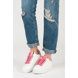 Vices Zapatillas blancas Sweet Heart blanco rosado 2
