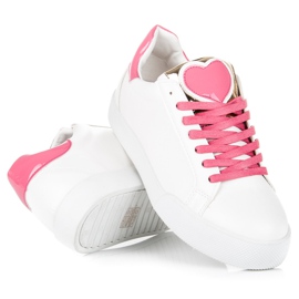Vices Zapatillas blancas Sweet Heart blanco rosado 5