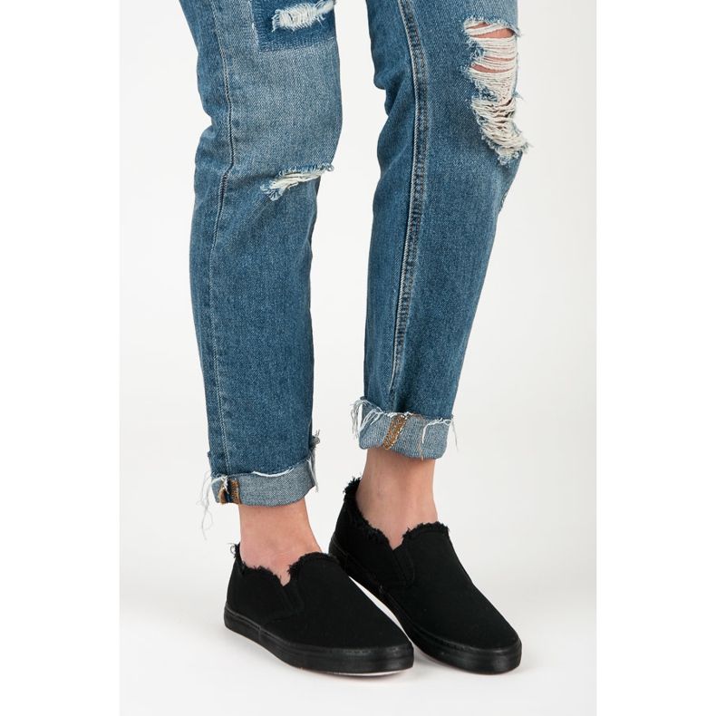 Seastar Slipons negros 2