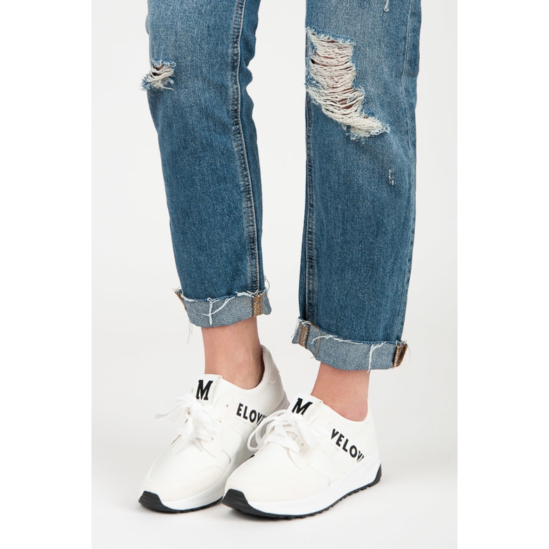 Seastar Amo los zapatos deportivos blanco negro 2 Seastar Amo los zapatos deportivos blanco negro 2