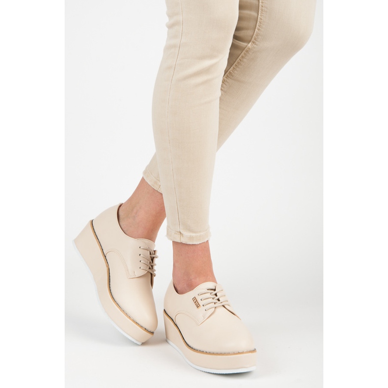 Vices Zapatos cuña atados vicios marrón 2 Vices Zapatos cuña atados vicios marrón 2