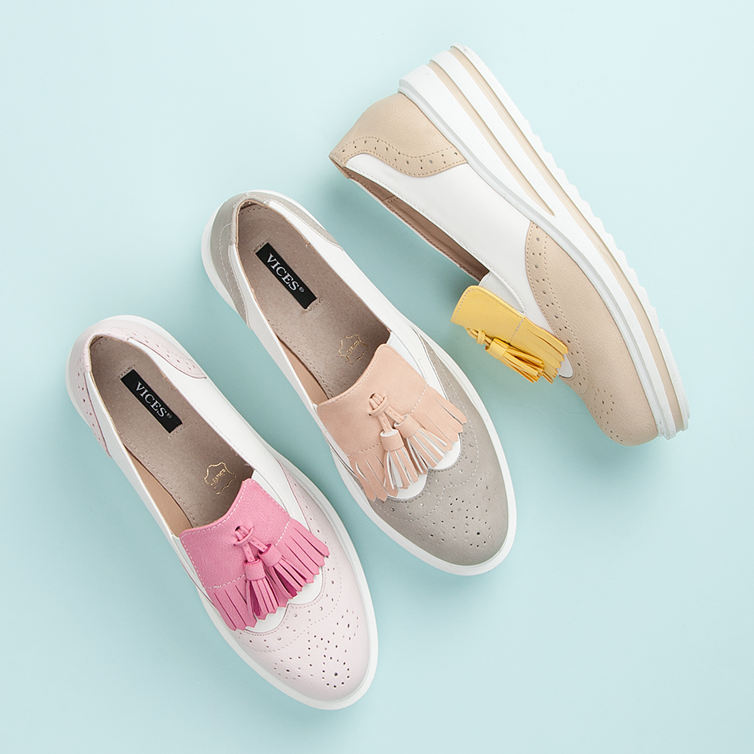 Vices Zapatos vicios boho de mujer rosa 1