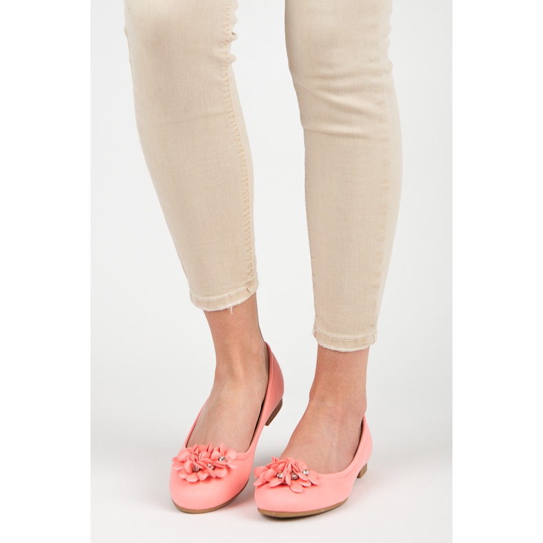 Vices Bailarinas de mujer con flores rosado 2 Vices Bailarinas de mujer con flores rosado 2