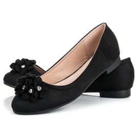 Vices Bailarinas de mujer con flores negro 4