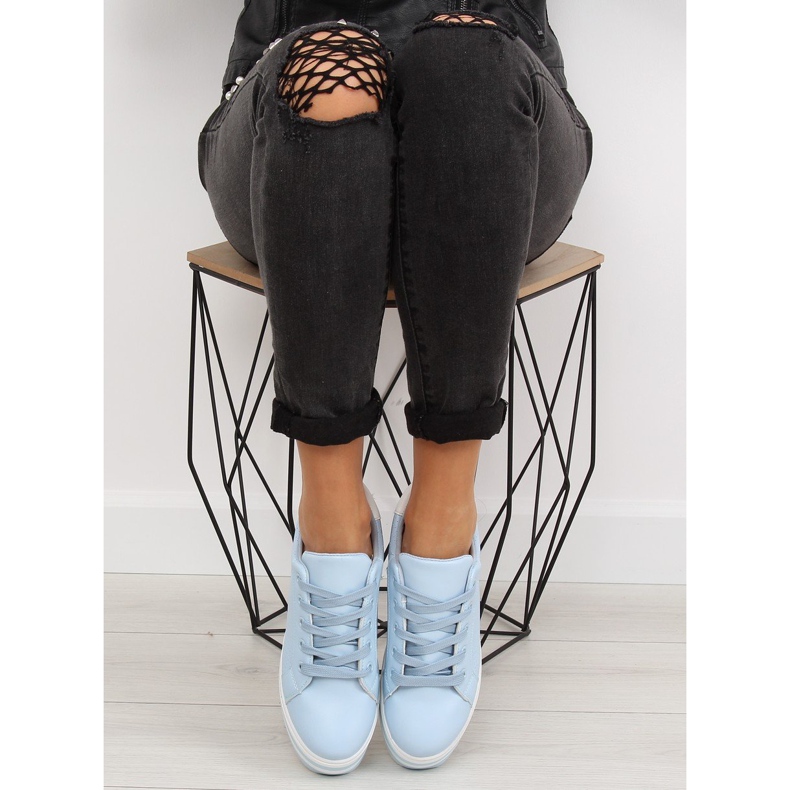 Azul NB183P Deportivas suela alta azul 2