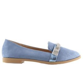 H8-110 Azul Mocasines de mujer azul 5