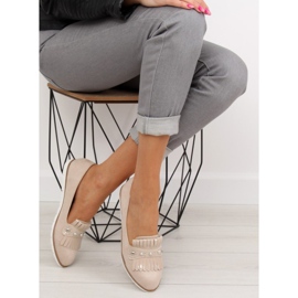 Mocasines mujer beige DM30P Beige 2 Mocasines mujer beige DM30P Beige 2