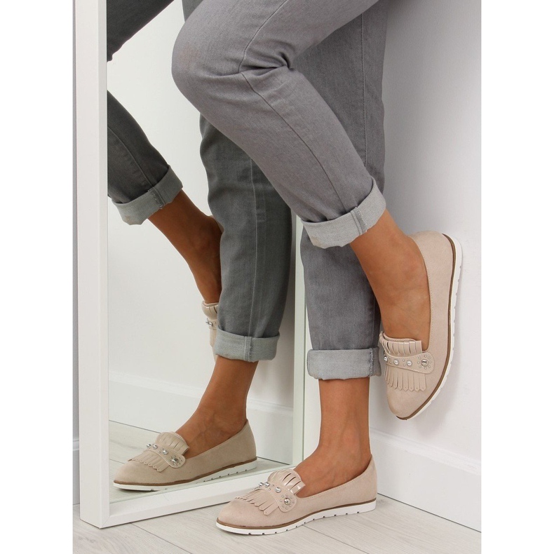 Mocasines mujer beige DM30P Beige 1 Mocasines mujer beige DM30P Beige 1