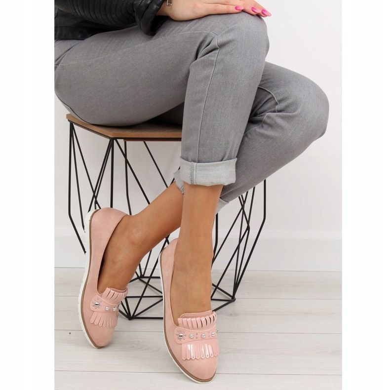 Pink DM30P Mocasines de mujer Pink rosado 2