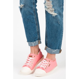 Seastar Zapatillas con cordones, alpargatas rosa 2
