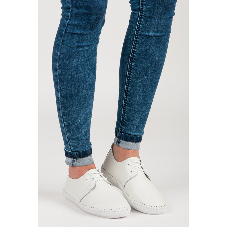 Vinceza Zapatillas ligeras atadas blanco 1 Vinceza Zapatillas ligeras atadas blanco 1