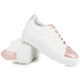 Zapatillas deportivas con estampado de serpiente blanco 1 Zapatillas deportivas con estampado de serpiente blanco 1