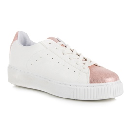 Zapatillas deportivas con estampado de serpiente blanco 5