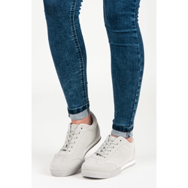 Vices Zapatos deportivos de gamuza gris 1