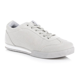 Vices Zapatos deportivos de gamuza gris 3