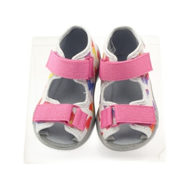 Befado zapatos de niños zapatillas sandalias 242p075 rosa gris 4