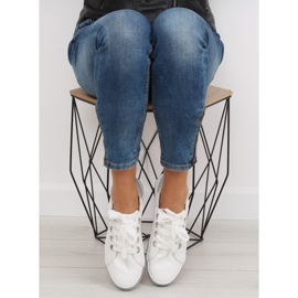 Deportivas blancas de mujer AK03P Blanco 3