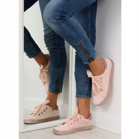 Deportivas rosas de mujer AK03P Rosa rosado 1