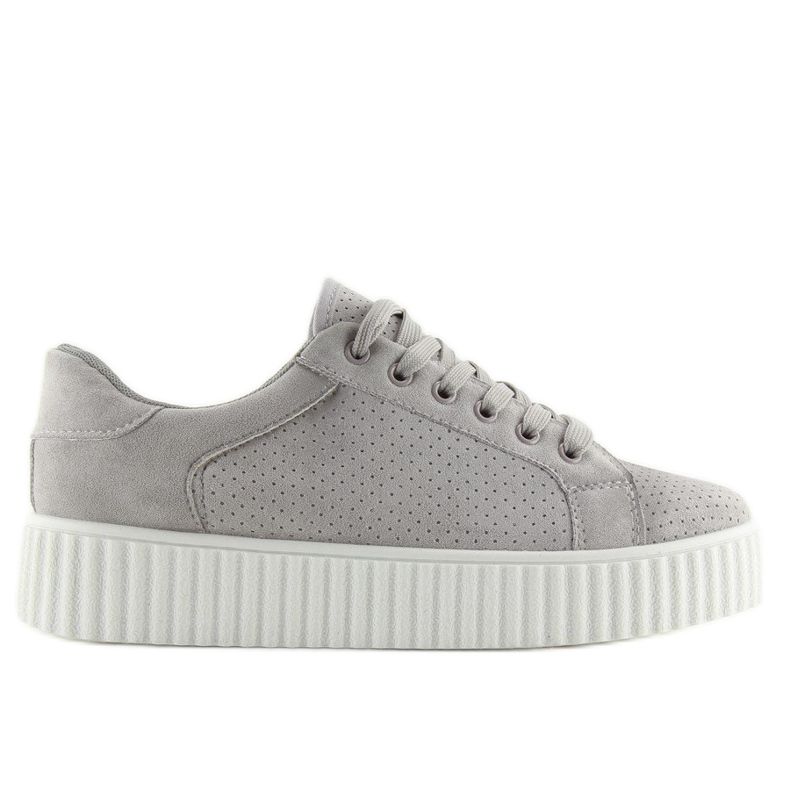 Grey AX02 zapatillas creepers grises 2