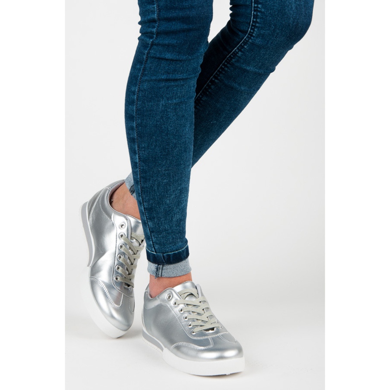 Vices Zapatos deportivos plateados gris 2 Vices Zapatos deportivos plateados gris 2