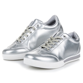 Vices Zapatos deportivos plateados gris 3
